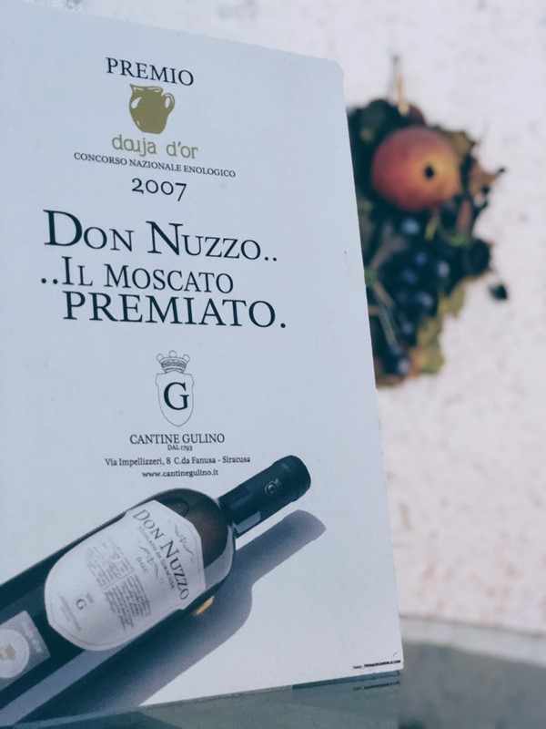 Vino Moscato dolce Don Nuzzo: il vino più antico d’Europa