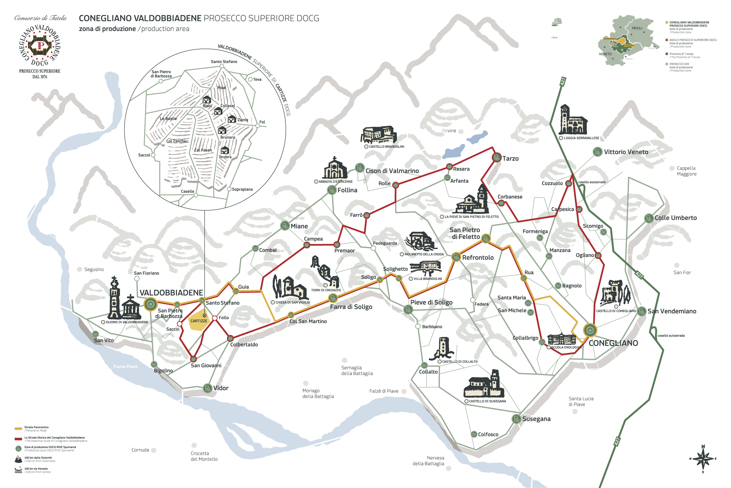 Valdobbiadene Prosecco Superiore DOCG Brut