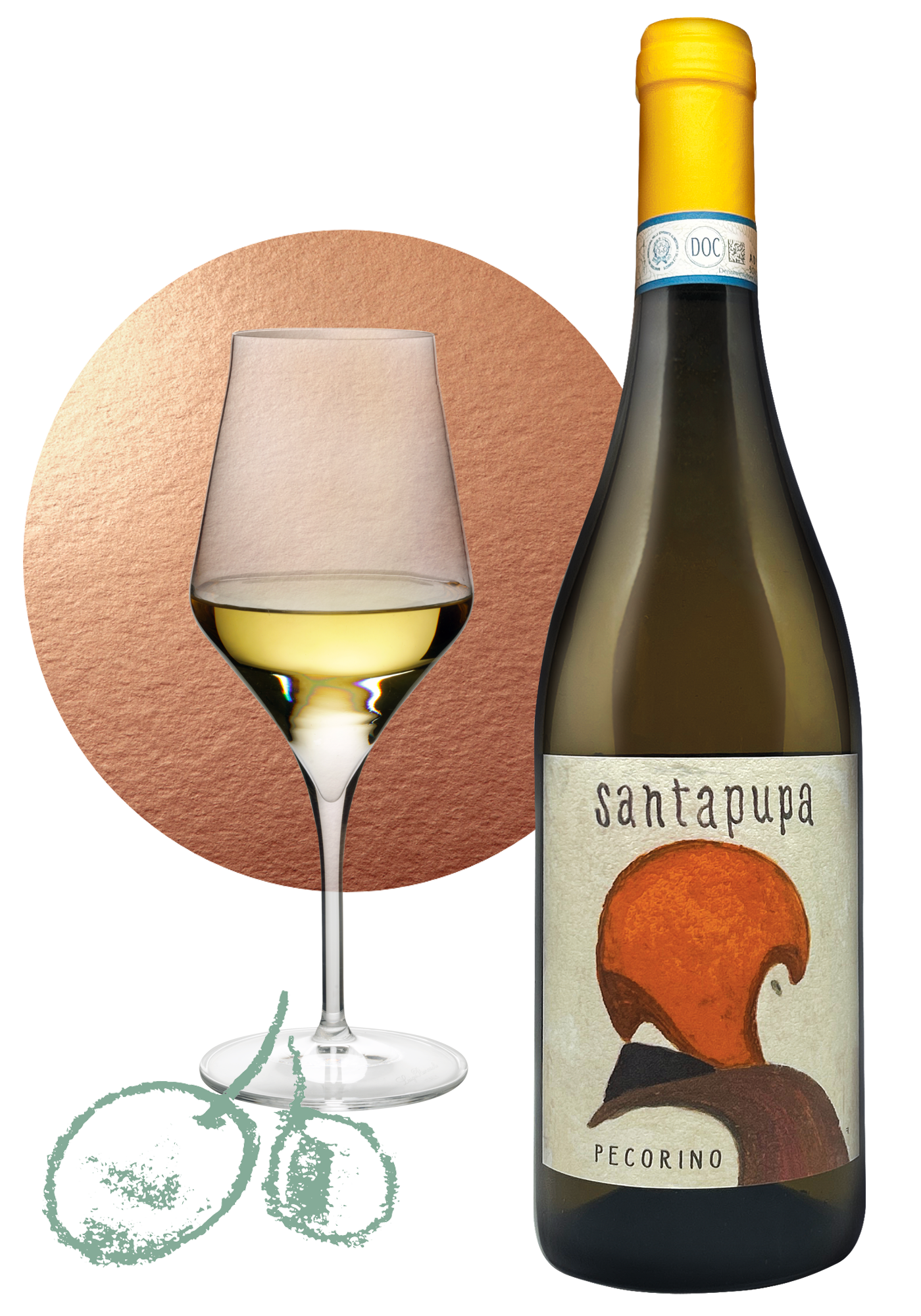 Colline Teramane Abruzzo DOC “Pecorino” Superiore Santapupa